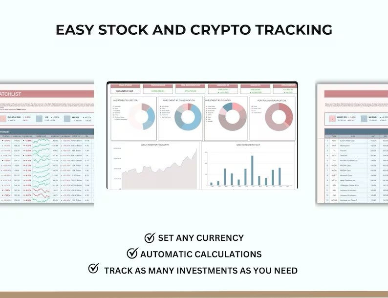 Investment Tracker | Google Sheets Template